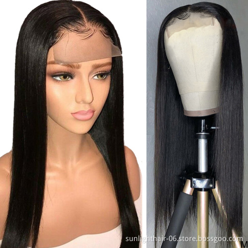 Bas prix de gros Perruque du styleT sans colle vrai Remy chevuex bresilien/Indien haute qualite perruques-naturel cheveux humain